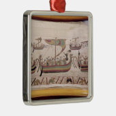 Duke William van Normandy Metalen Ornament (Rechts)