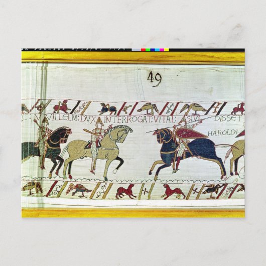 Duke William vraagt Vital Briefkaart (Voorkant)