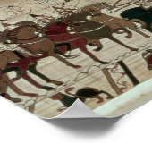 Duke William's ridders komen aan om de strijd aan Poster (Hoek)