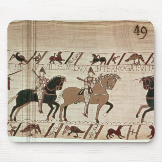 Duke William's ridders komen aan voor de strijd Muismat (Voorkant)