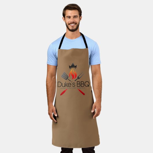 Dukes BBQ Apron1 Schort (Gedragen)