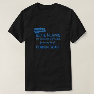 Dukes Blue Flame Lounge Chicago T-shirt
