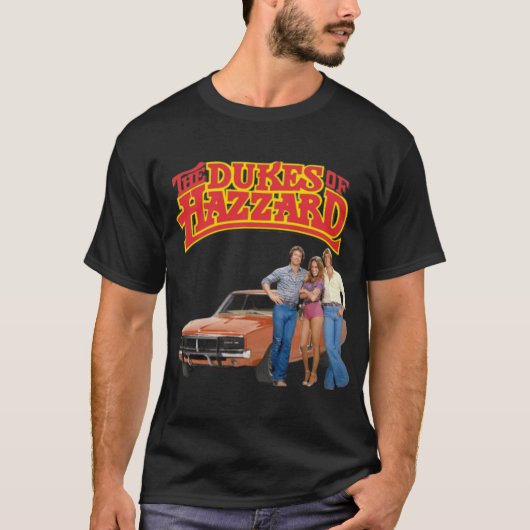 Dukes of hazzard tv show 80s boy t-shirt (Voorkant)