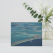 Dukplatforms nabij rif, Great Barrier Briefkaart (Staand voorkant)