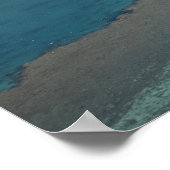Dukplatforms nabij rif, Great Barrier Poster (Hoek)