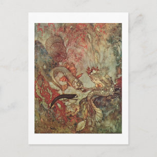 Dulac is de kleine zeemeermin briefkaart