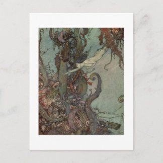Dulac is de kleine zeemeermin briefkaart
