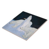 Dulac Polar Beer Winter Magic Tile Trivet Gift Box Tegeltje (Zijkant)