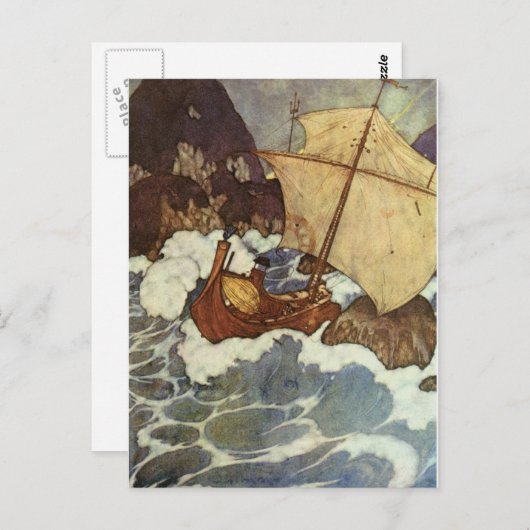 Dulac's Arabische Nights Briefkaart (Voorkant / Achterkant)