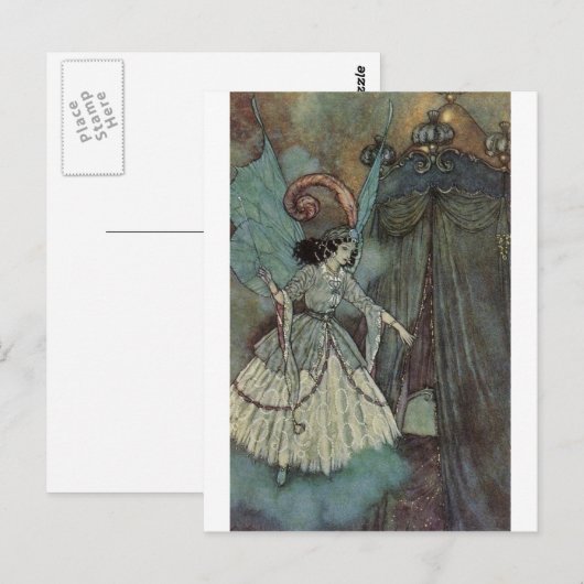 Dulac's Beauty en het Beest Briefkaart (Voorkant / Achterkant)