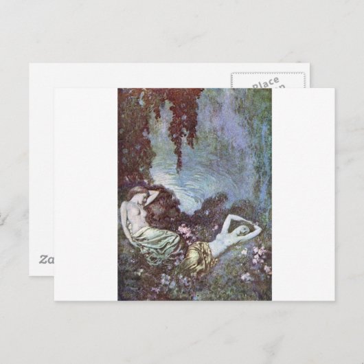 Dulac's Edgar Allan Poe Briefkaart (Voorkant / Achterkant)