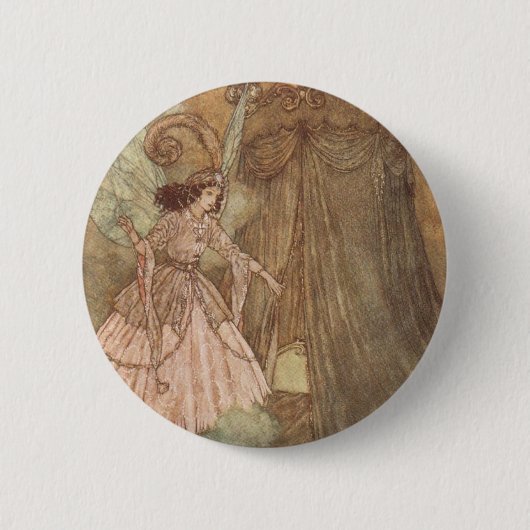 Dulac's Fairy Tales Ronde Button 5,7 Cm (Voorkant)