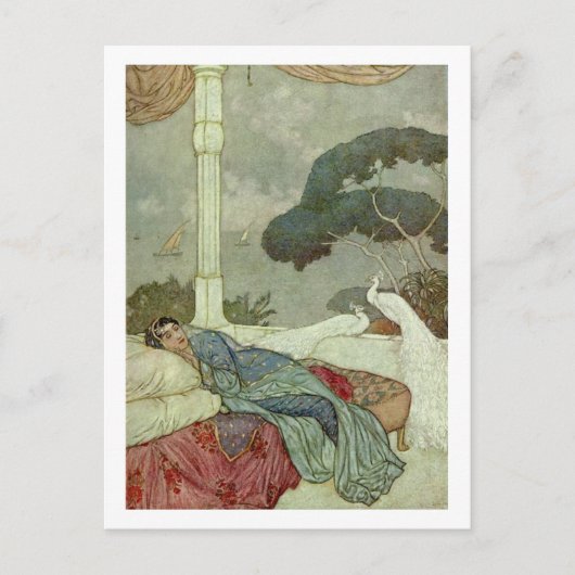 Dulac's Rubaiyat Briefkaart (Voorkant)