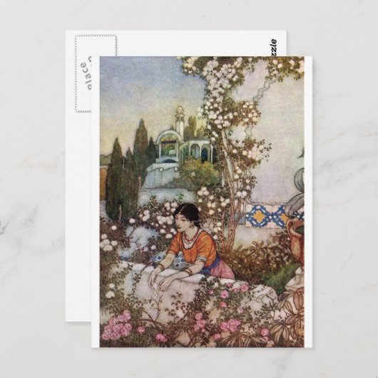 Dulac's Rubaiyat Briefkaart (Voorkant / Achterkant)