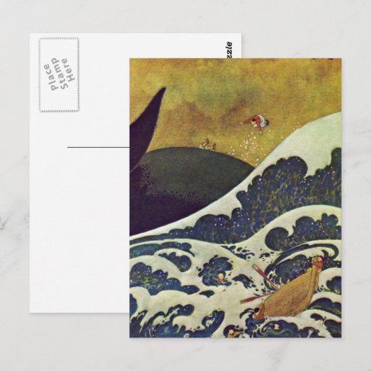 Dulac's Sindbad the Sailor 1907 Briefkaart (Voorkant / Achterkant)