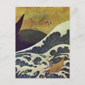 Dulac's Sindbad the Sailor 1907 Briefkaart (Voorkant)