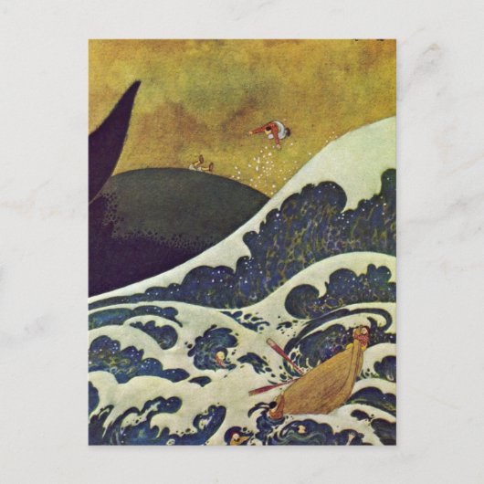 Dulac's Sindbad the Sailor 1907 Briefkaart (Voorkant)