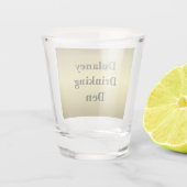 Dulaney Drinking Den Goud Shot Glas (Achterkant)