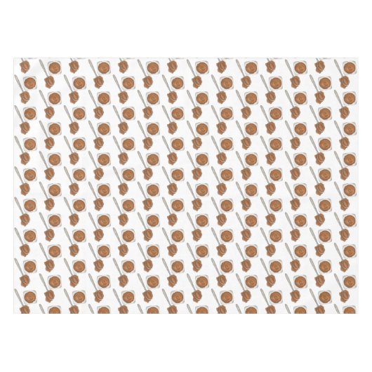 Dulce de Leche Latijns-Amerikaanse karameliseerde  Tafelkleed (Voorkant (Horizontaal))