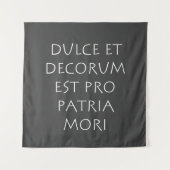 Dulce et decorum est pro patria mori wandkleed (Voorkant)