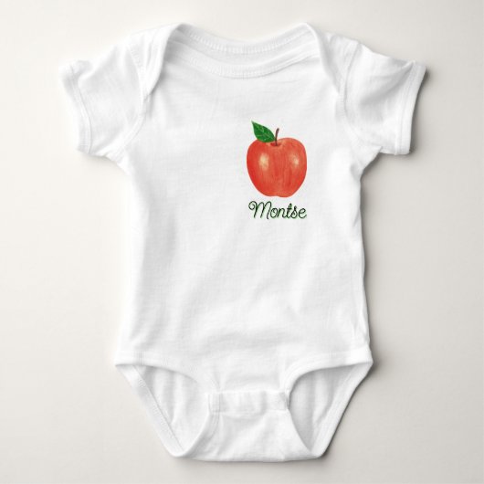 "Dulce Tropical - Manzana Feliz" editable Romper (Voorkant)