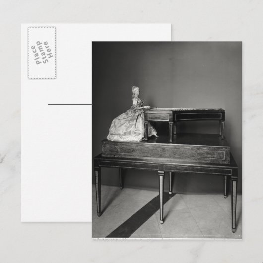 Dulcimeerspeler Briefkaart (Voorkant / Achterkant)