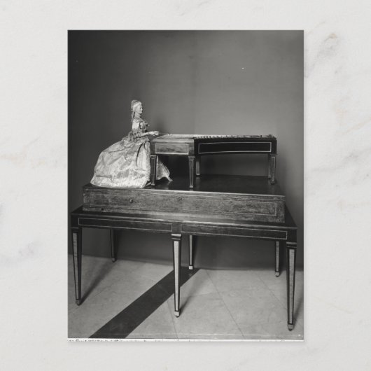 Dulcimeerspeler Briefkaart (Voorkant)