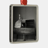 Dulcimeerspeler Metalen Ornament (Rechts)