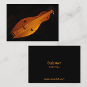 Dulcimer ATC-kaart Visitekaartje (Voorkant / Achterkant)