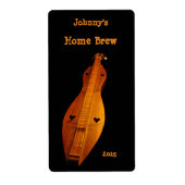 Dulcimer Beer Label (Voorkant)