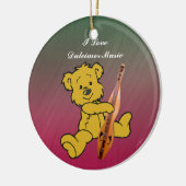 DULCIMER BEER-ORNAMENT KERAMISCH ORNAMENT (Links)