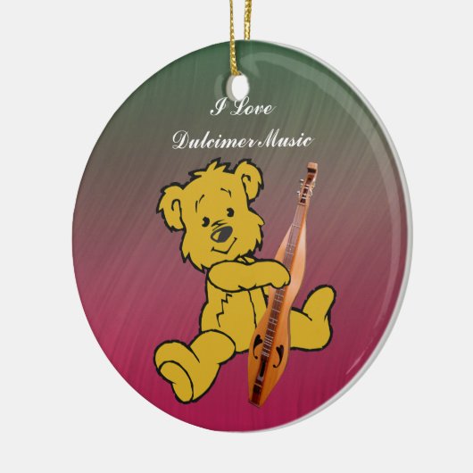 DULCIMER BEER-ORNAMENT KERAMISCH ORNAMENT (Links)