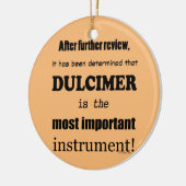 Dulcimer belangrijkste instrument keramisch ornament (Links)