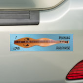 DULCIMER-BUMPERSTICKER BUMPERSTICKER (Op auto)