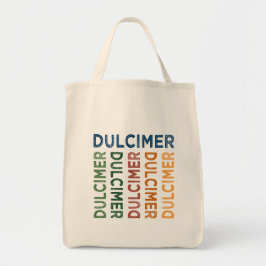 Dulcimer Cute Colorful Tote Bag