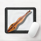 DULCIMER IN ZWARTE LIJST-MOUSEPAD MUISMAT (Met muis)