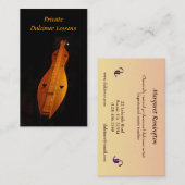 Dulcimer Lessons Visitekaartje (Voorkant / Achterkant)
