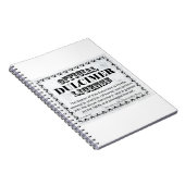 Dulcimer-licentie Notitieboek (Rechterzijde)