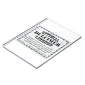 Dulcimer-licentie Notitieboek (Linkerzijde)