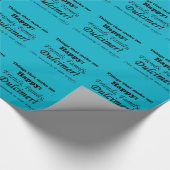 Dulcimer maakt me gelukkig cadeaupapier (Hoek)