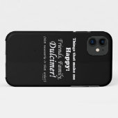 Dulcimer maakt me gelukkig Case-Mate iPhone case (Achterkant (horizontaal))