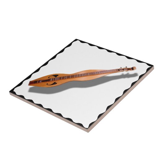 DULCIMER MET ZWARTE LIJST-TIL... TEGELTJE (Zijkant)