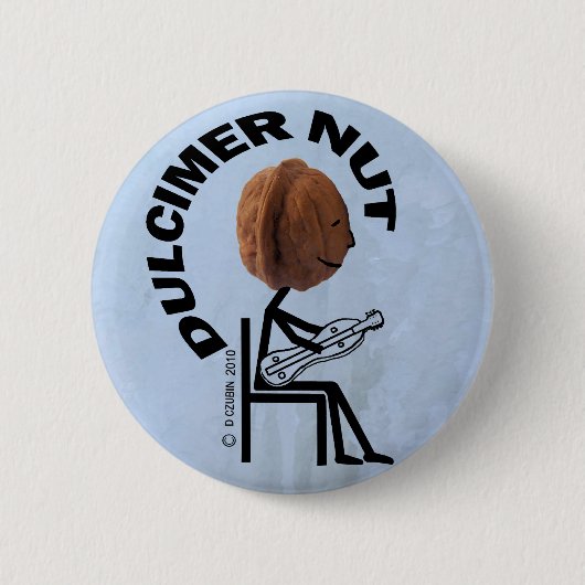 Dulcimer Nut Ronde Button 5,7 Cm (Voorkant)