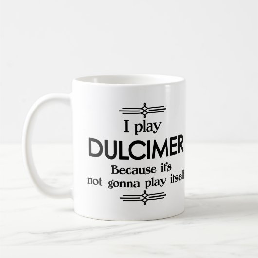 Dulcimer - Speel zelf Funny Deco Music Koffiemok (Links)