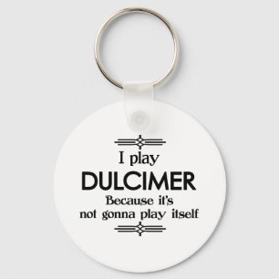Dulcimer - Speel zelf Funny Deco Music Sleutelhanger
