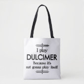 Dulcimer - Speel zelf Funny Deco Music Tote Bag (Voorkant)