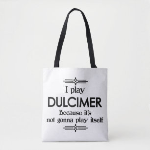Dulcimer - Speel zelf Funny Deco Music Tote Bag