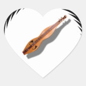 DULCIMER-STICKER HART STICKER (Voorkant)