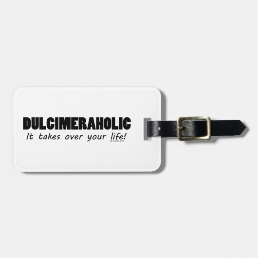 Dulcimeraholic Life Bagagelabel (Voorkant horizontaal)