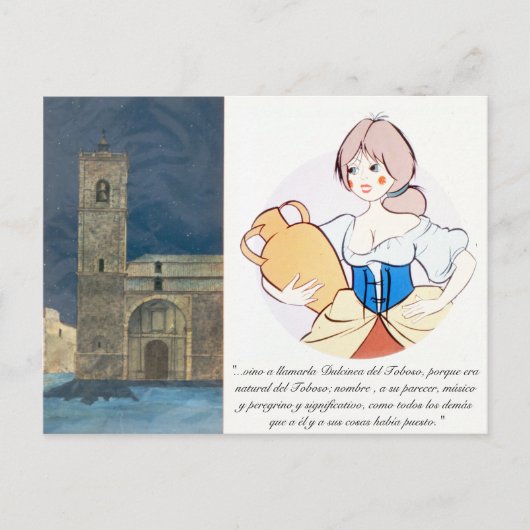 Dulcinea del Toboso door @QUIXOTEdotTV Briefkaart (Voorkant)